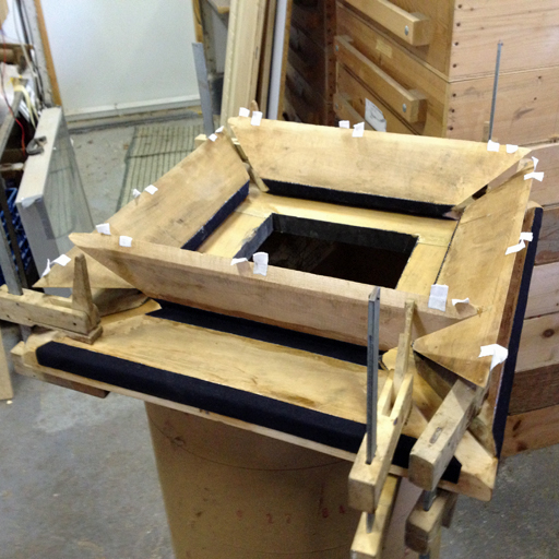 Blair Batty repair releathering bellows 2