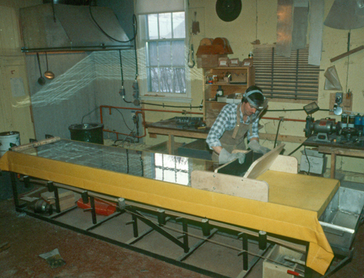 Blair Batty casting organ pipe metal